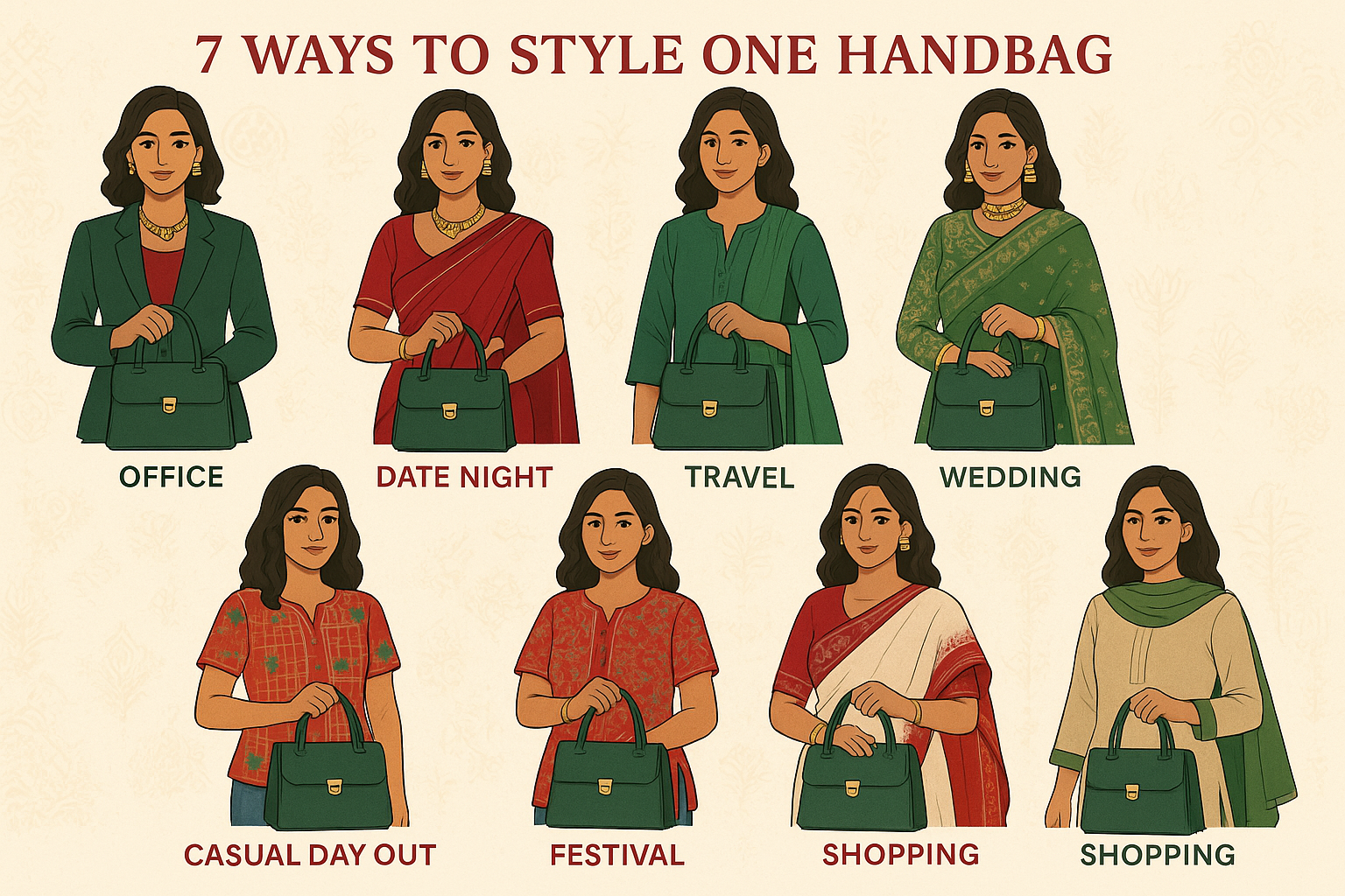 7 Ways to Style One Bag for Different Occasions in Bangladesh