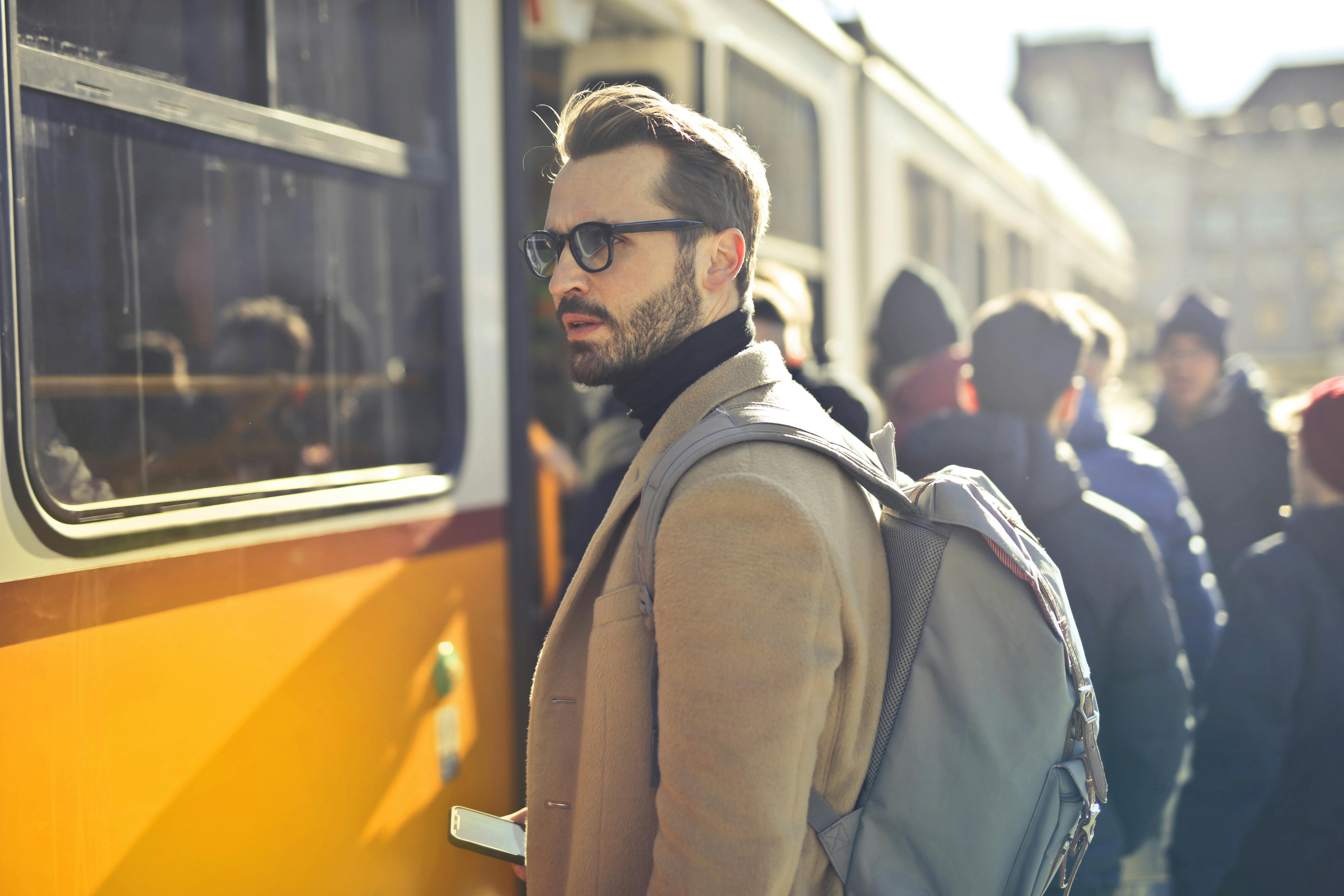 men classy backpack