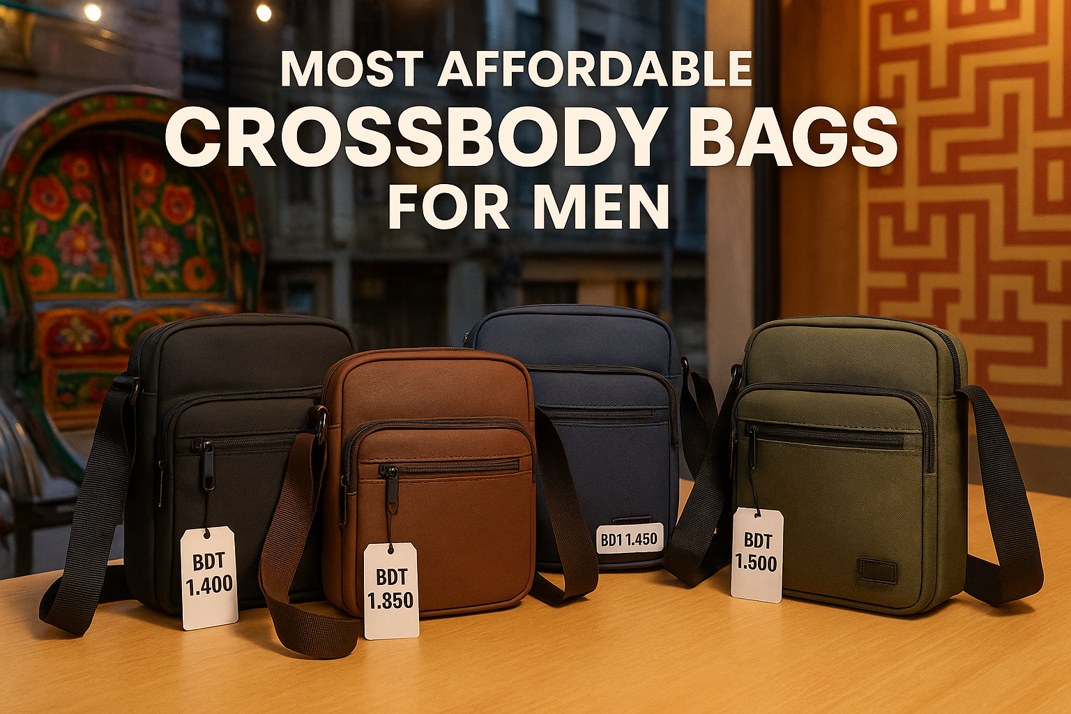 Affordable Crossbody Bags for Men in Bangladesh