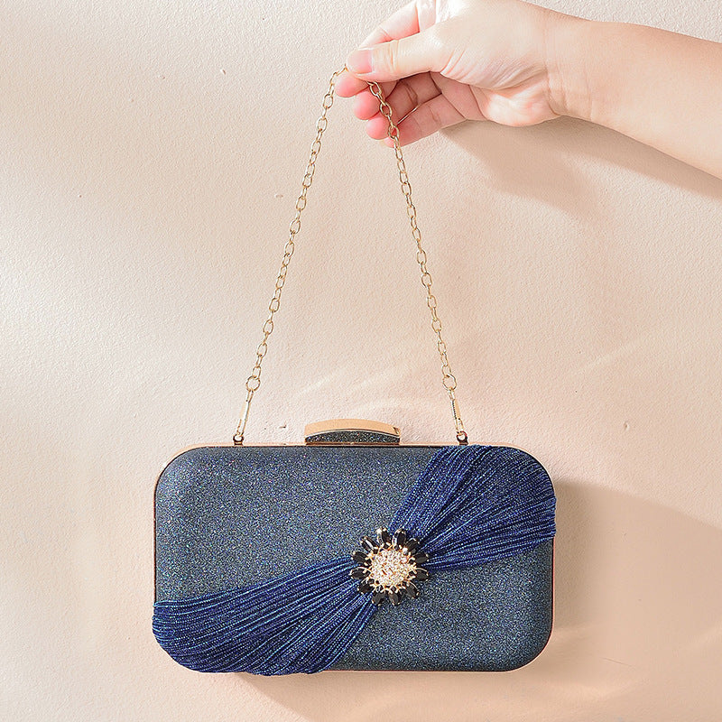 Glimmer Blossom Evening Clutch Bag