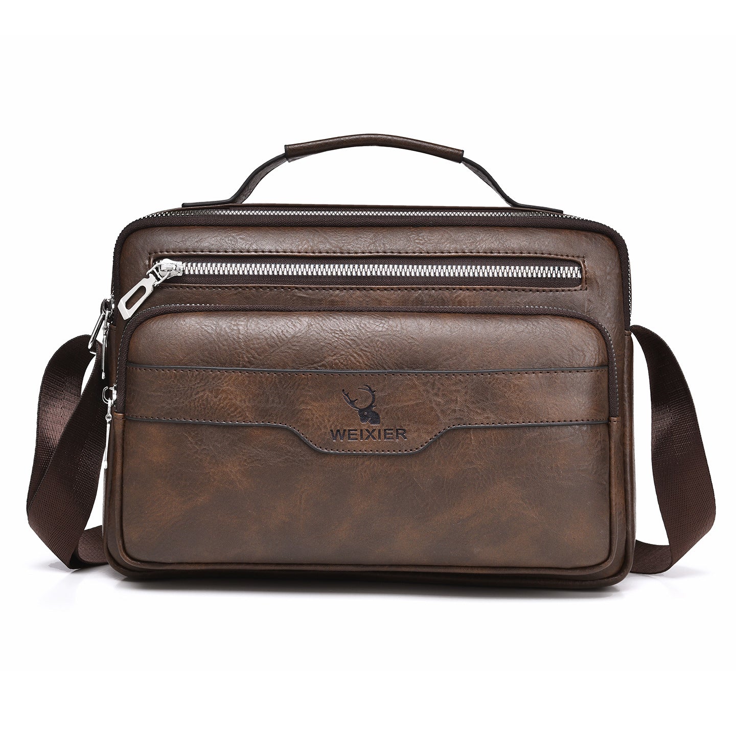 Urban Executive Retro Crossbody Brief Bag