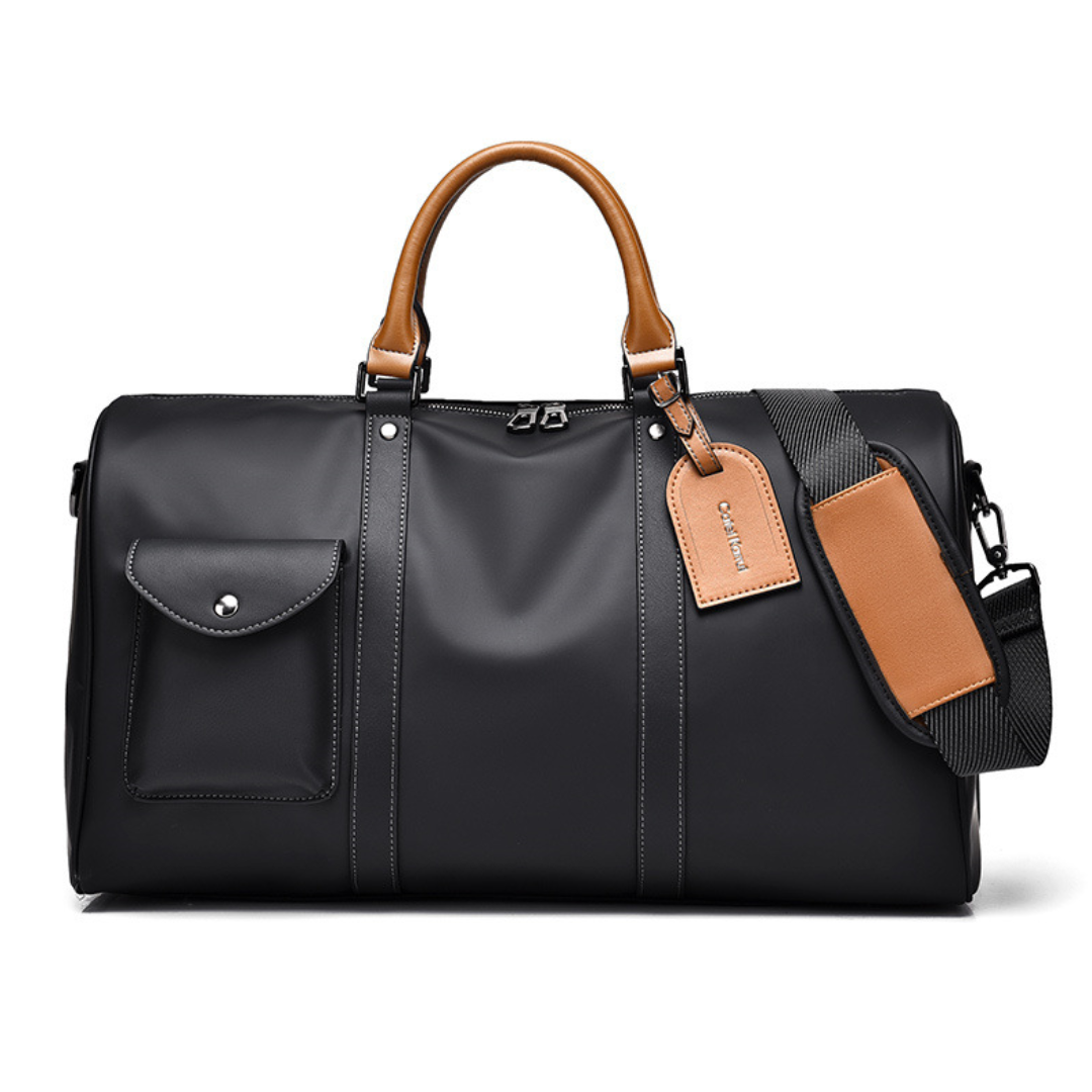 CateiKarrui Durable Large Capacity Leather Duffle Bag
