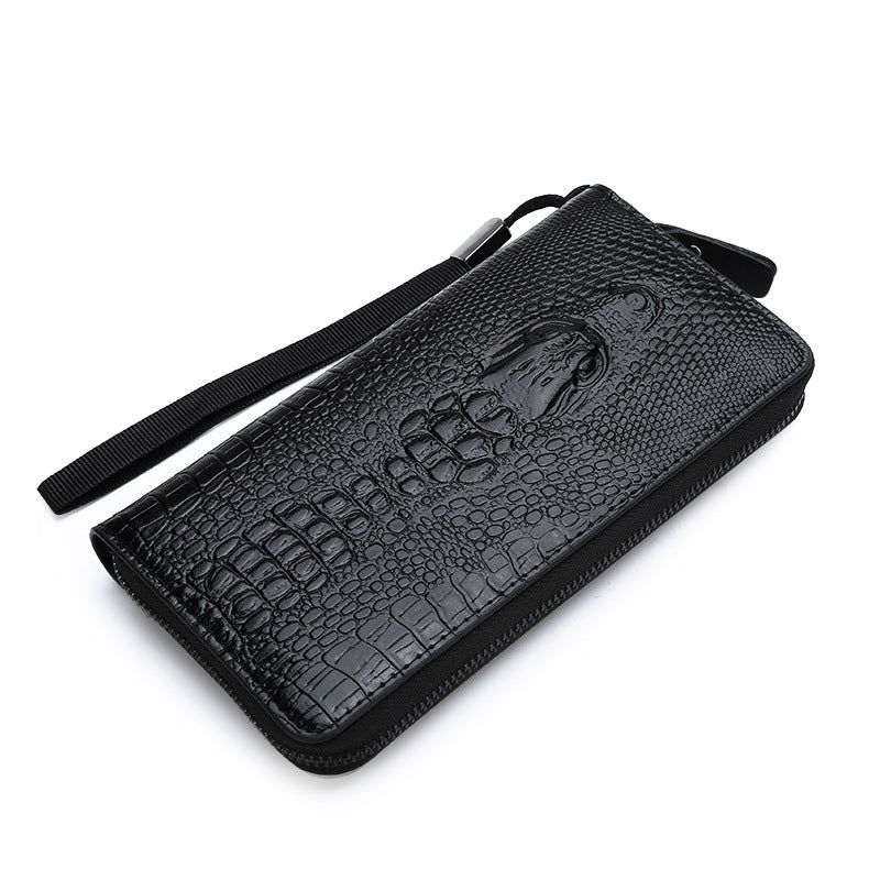 Crocodile Pattern Casual Men's Wallet