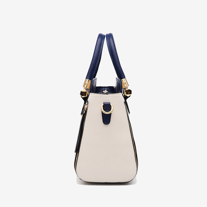 Contrast Color  Large Capacity Fashion Tote Bag