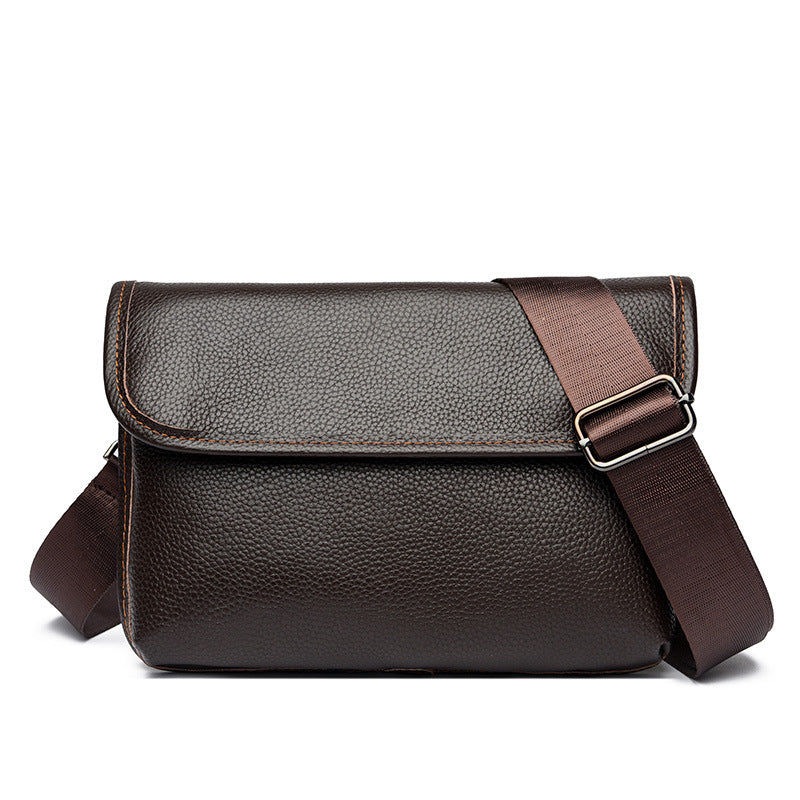 Premium Leather Men’s Crossbody Bag