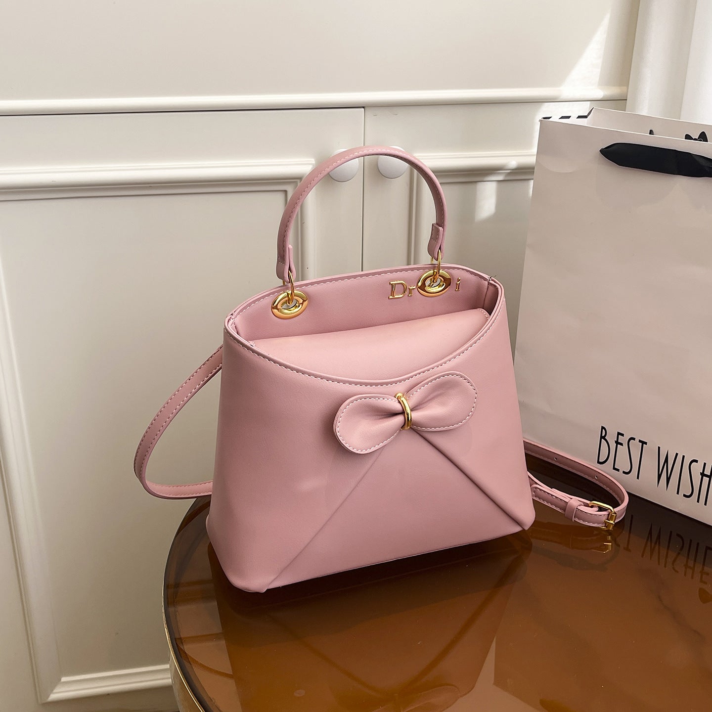 Bow Detail Chic Handbag