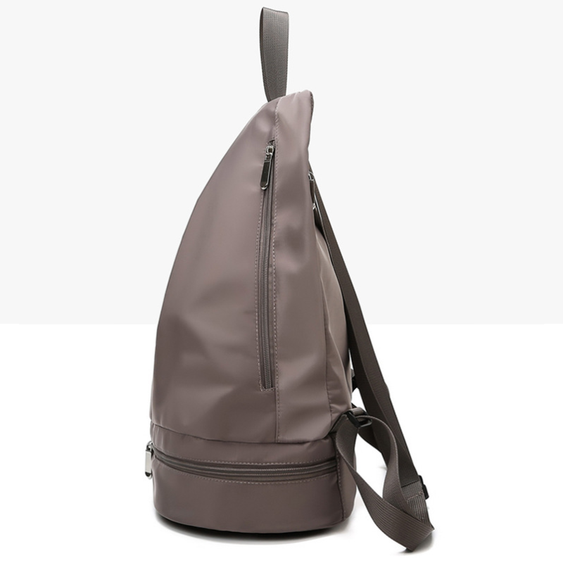 Lightweight Oxford Cloth Fitness Backpack with Shoe Compartment