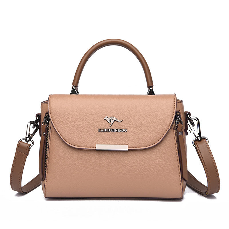 Fashion Contrast Color Women's Messenger Handbag