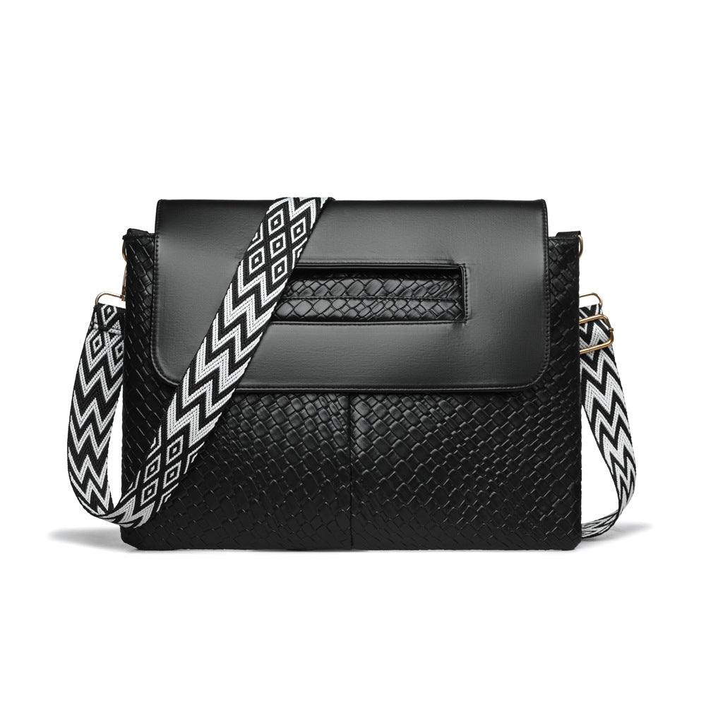 Avery Woven Shoulder Bag