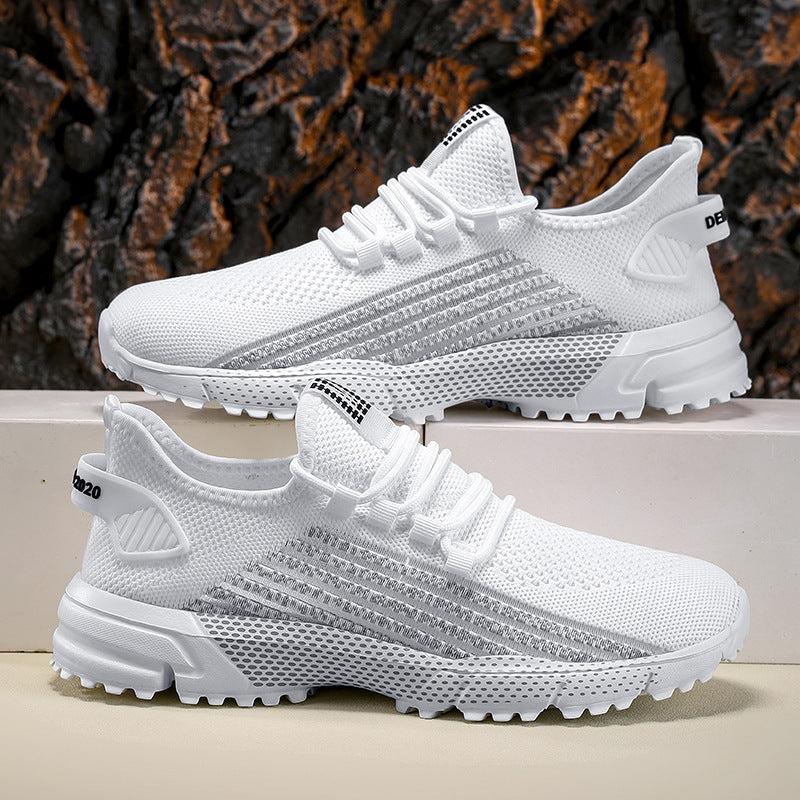 Men’s Fly Knit Marathon Jogging Runner Shoes