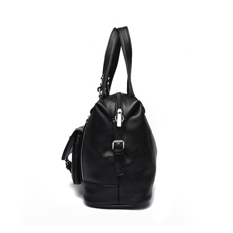 Soft Leather Large Capacity Shoulder Bag For Women