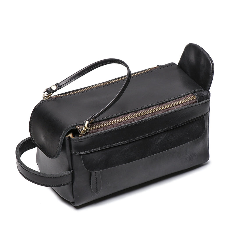 Retro Genuine Leather Mens Large Capacity Wallet