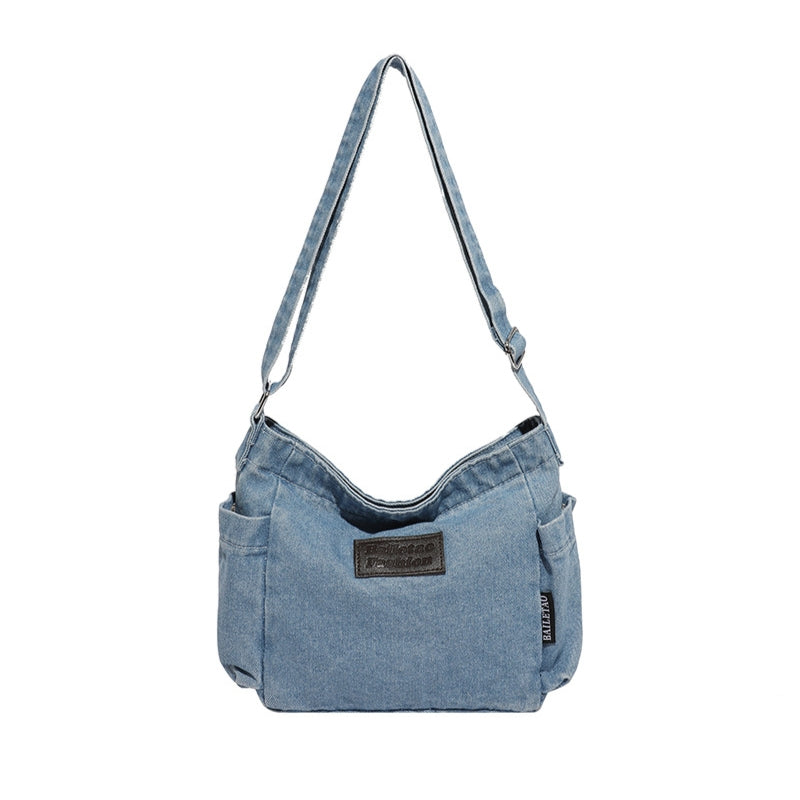 Women's High End Retro Denim Shoulder Bag