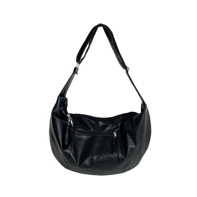 Premium Finish Leather Look Shoulder Bag