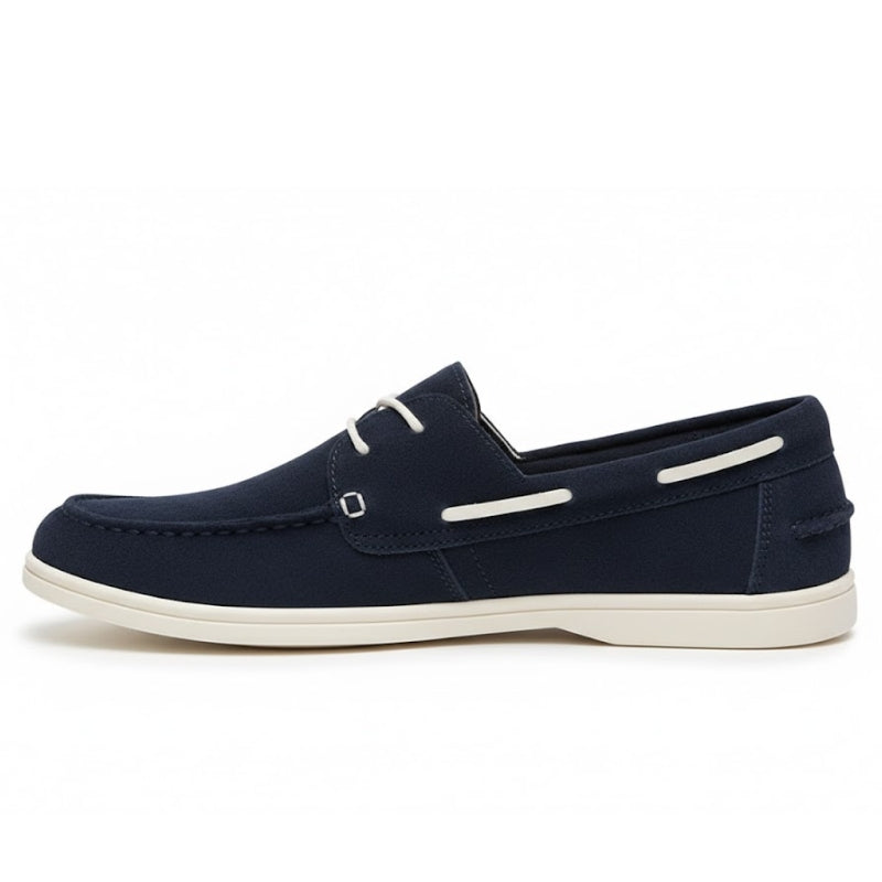 Men's Nautical Suede Slip-On Loafers