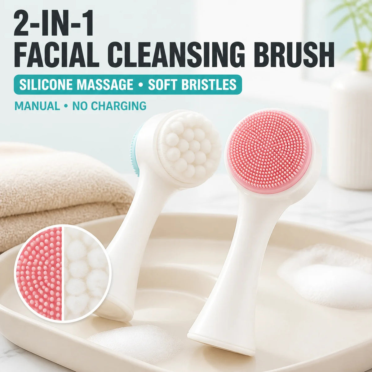 Silicone Facial Cleansing Brush