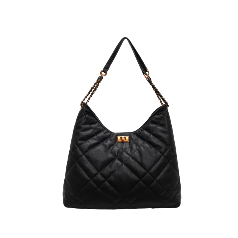 Signature Quilt Clasp Shoulder Bag