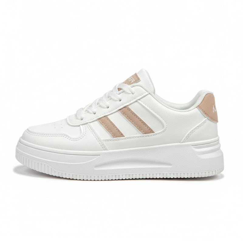 Women's Sculpted Platform Casual Walking Sneakers