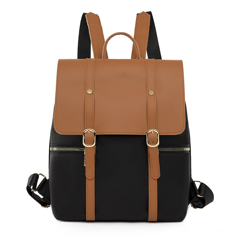 Retro Style Female Oxford Cloth Backpack