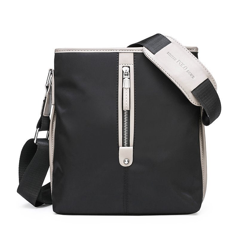 Trendy Vertical Oxford Cloth Men's Crossbody Bag