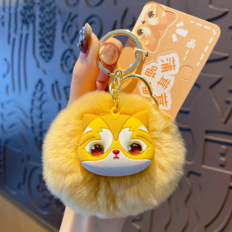 Fluffy Whisker Bag Charm