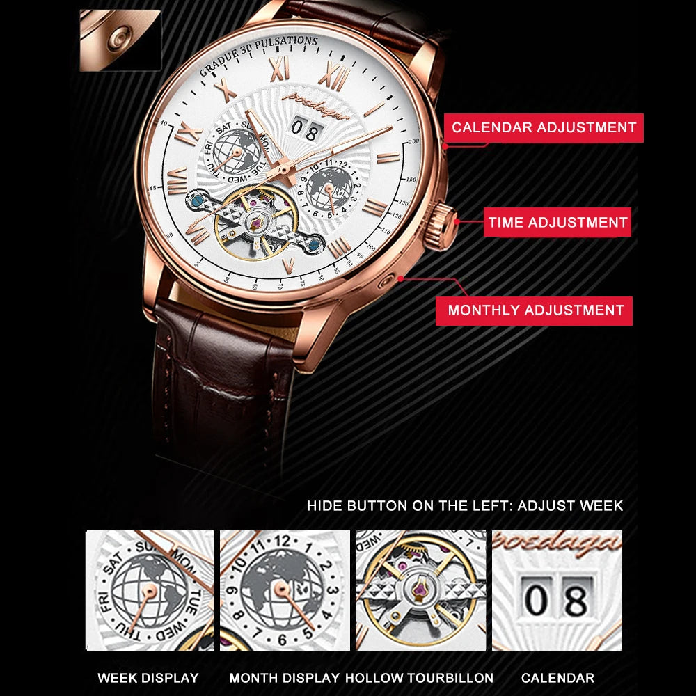 Elite Motion Men's Luxury Mechanical Watch