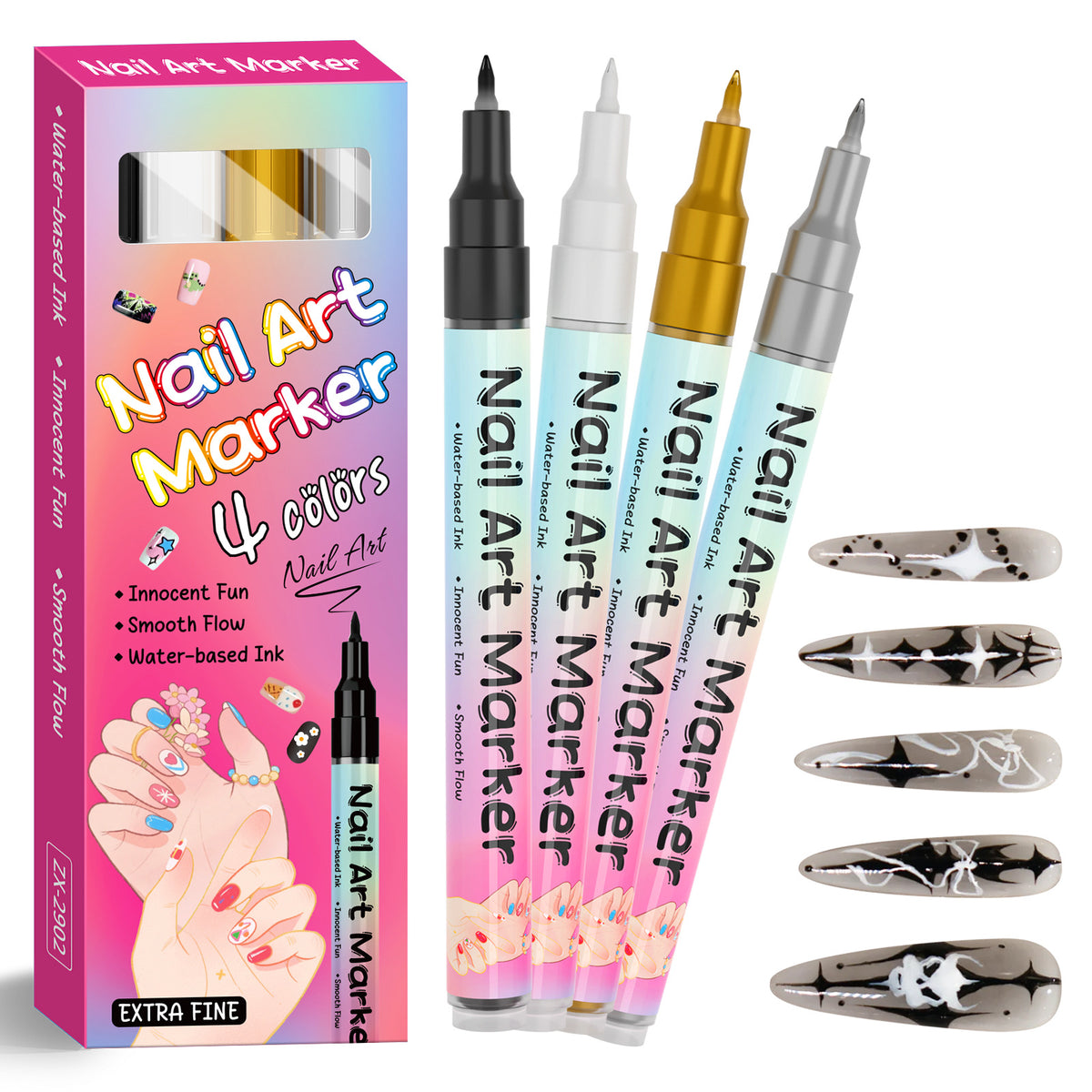 Dual-Tip Nail Art Pen