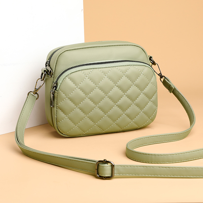 Noir Quilt Crossbody Bag