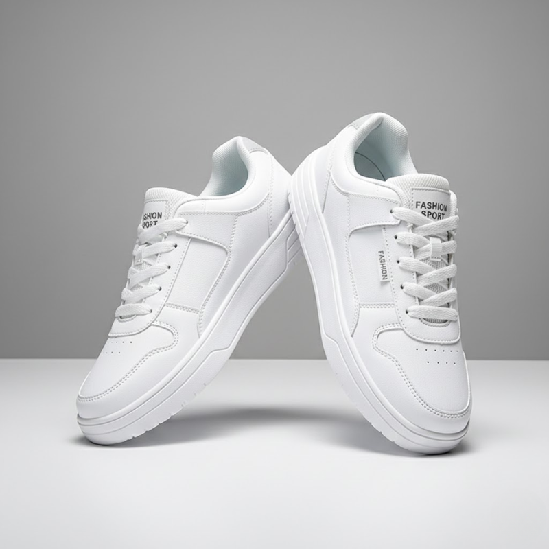 Women's Toe Solid Korean Style Sneaker