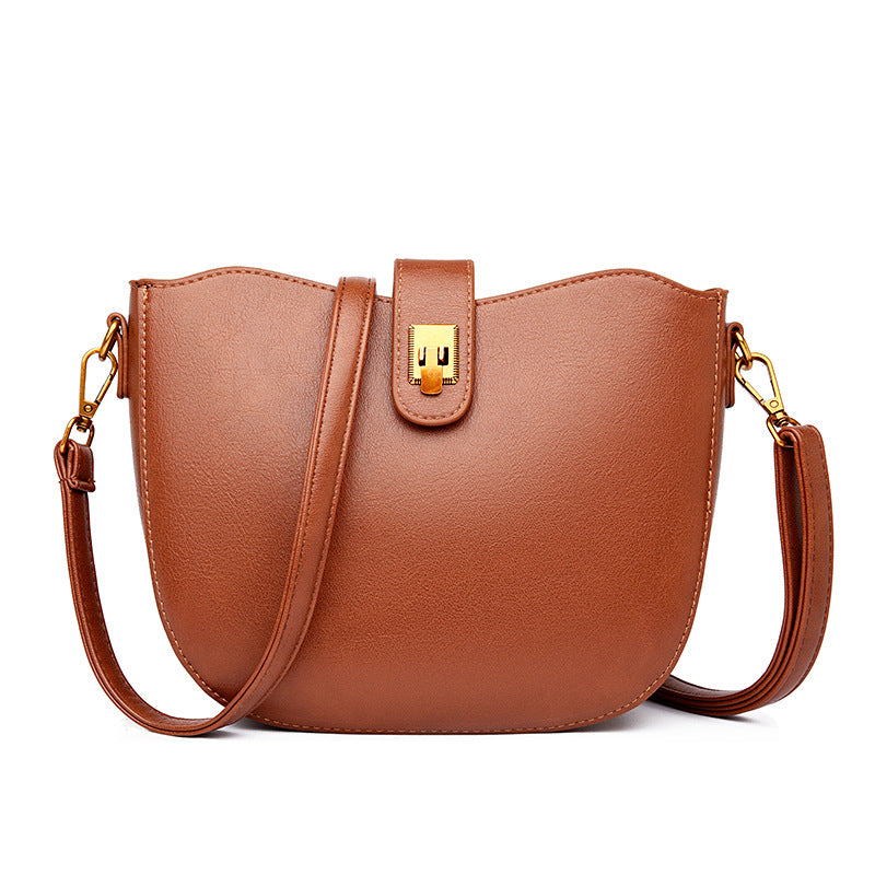 Classic Buckle Shoulder Bag