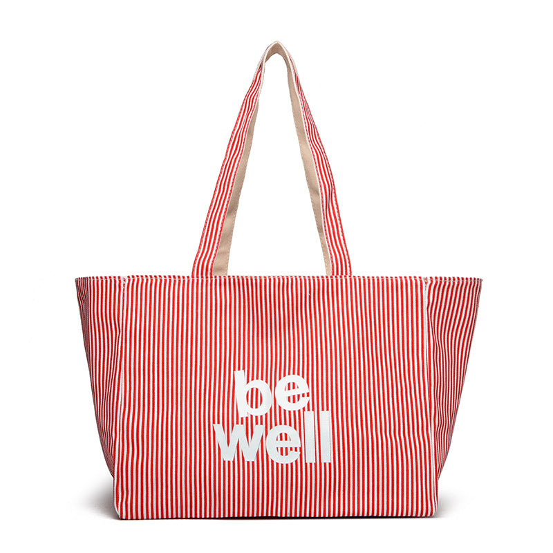 ColorWave Women’s Canvas Tote Bag