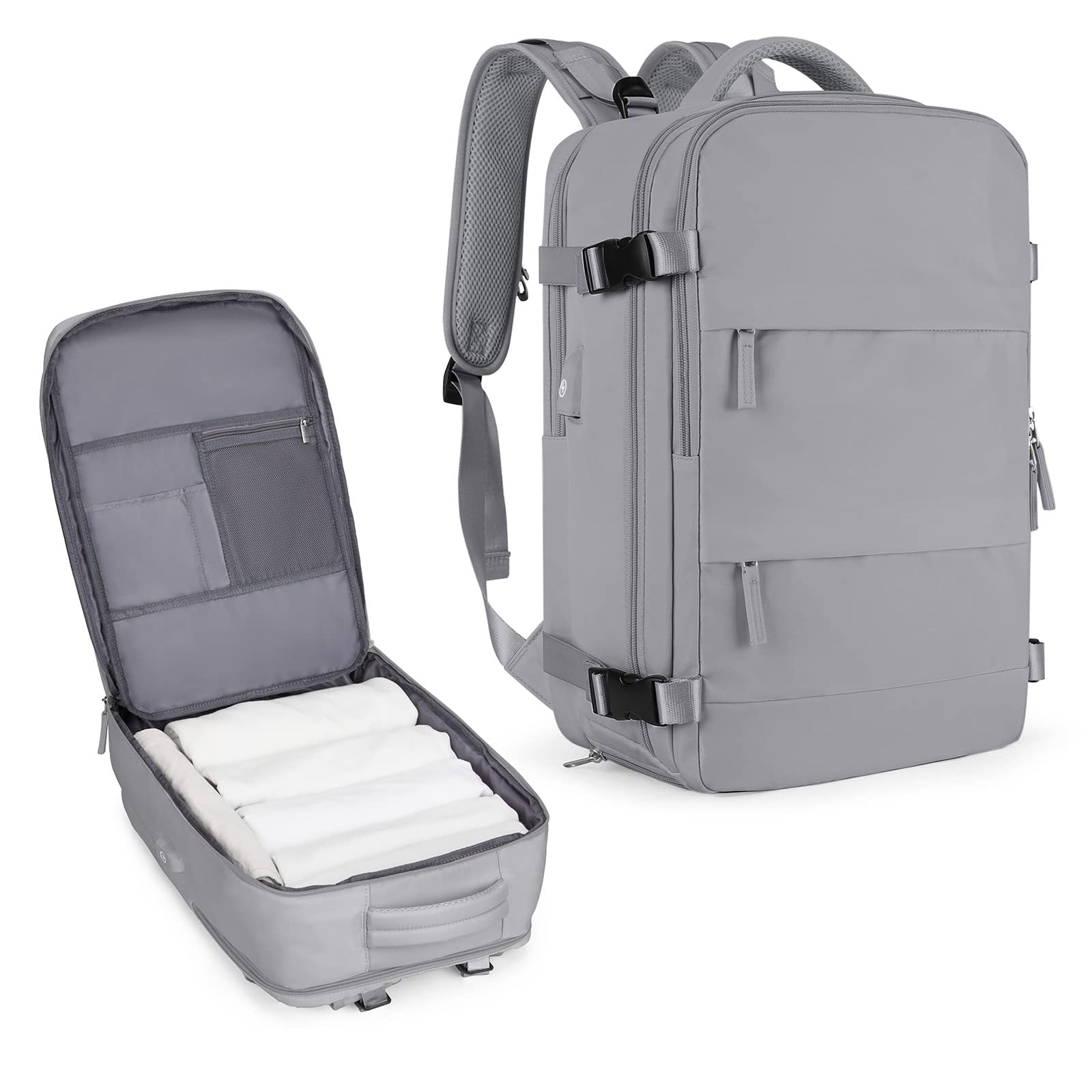 Multifunctional Nylon Girls Travel Backpack with Large Capacity