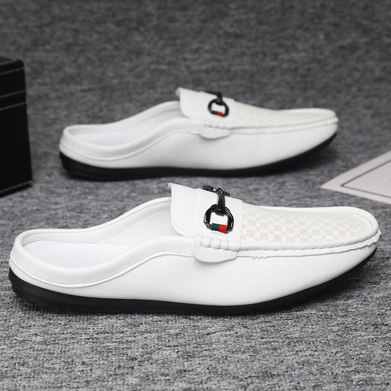 Men's Professional Patterned Mules Loafers