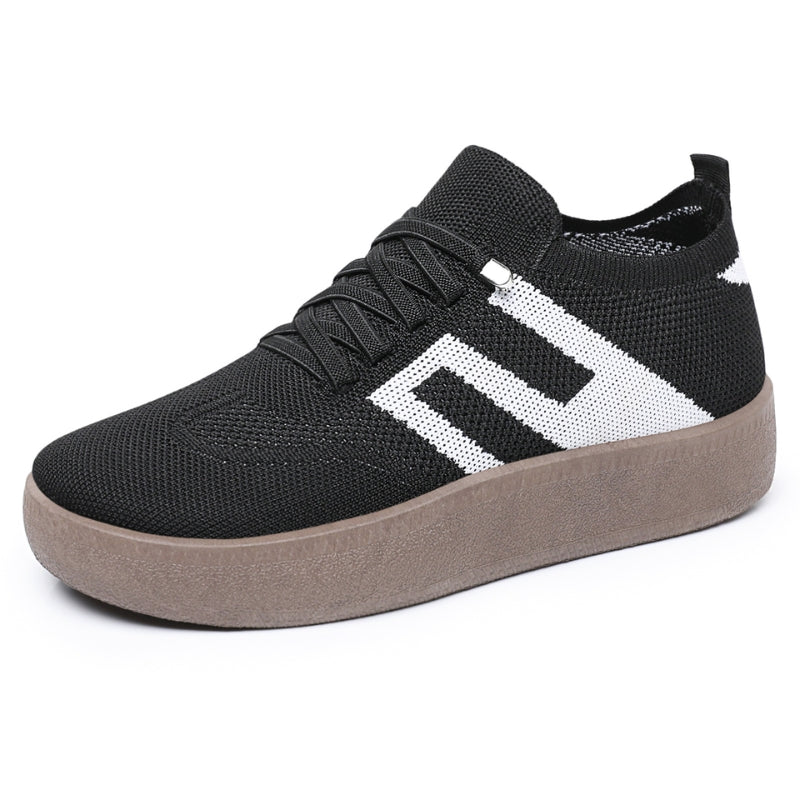 Women's Casual Knit Platform Sneakers