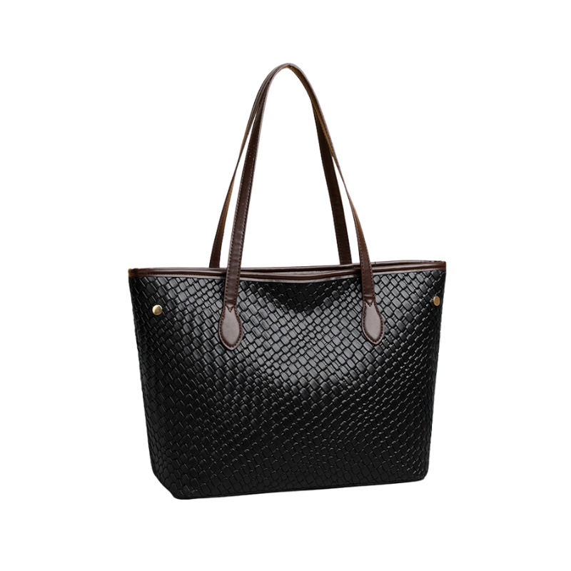 Minimalist Cognac Tote Bag