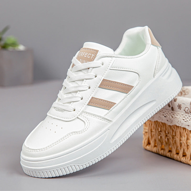 Women's Sculpted Platform Casual Walking Sneakers