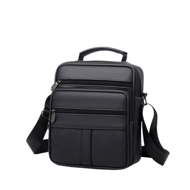 Multi zip sections Men Crossbody Bag
