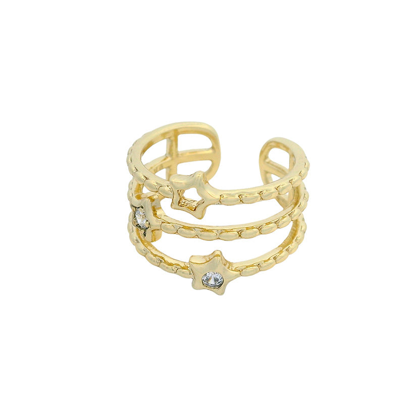 Nova Edge Alloy Plated Ring