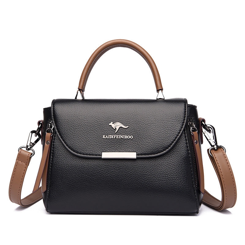 Fashion Contrast Color Women's Messenger Handbag