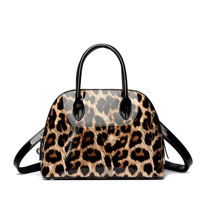 Crocodile Gloss Classic Handbag