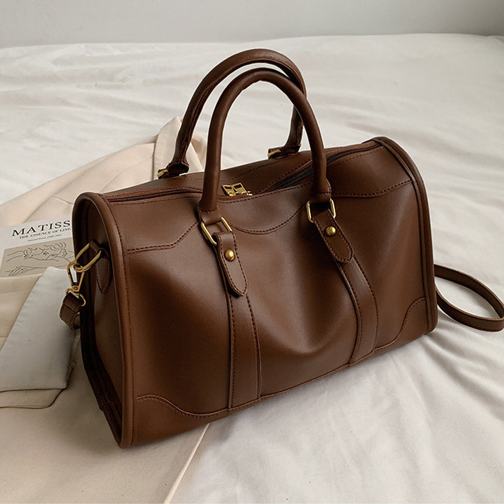 Trendy Solid Color Pillow Duffle Shoulder Bag