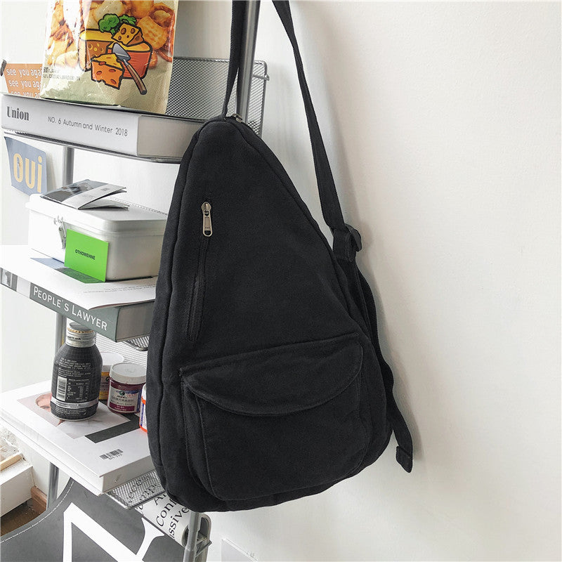 Versatile Nylon Canvas Chest Crossbody Bag