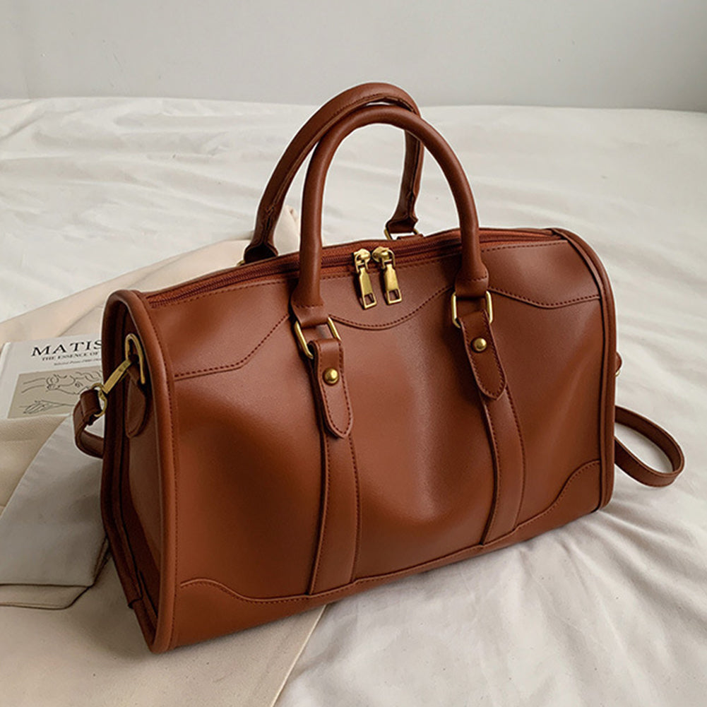 Trendy Solid Color Pillow Duffle Shoulder Bag
