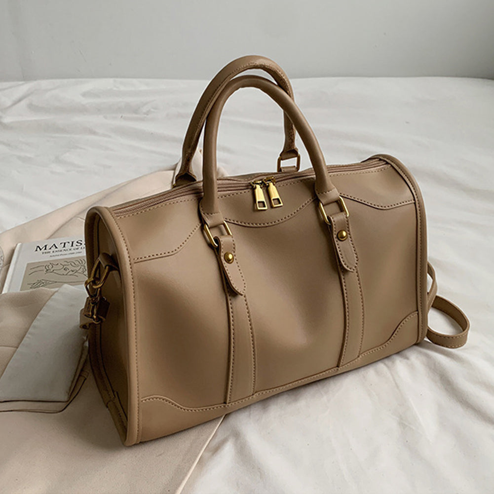 Trendy Solid Color Pillow Duffle Shoulder Bag