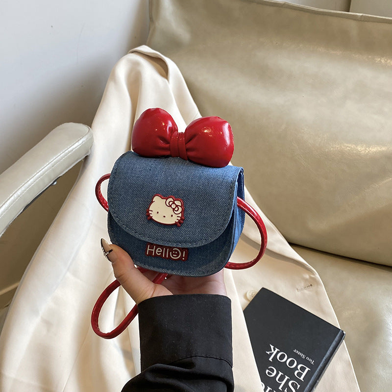 Bow Detail Mini Crossbody Bag