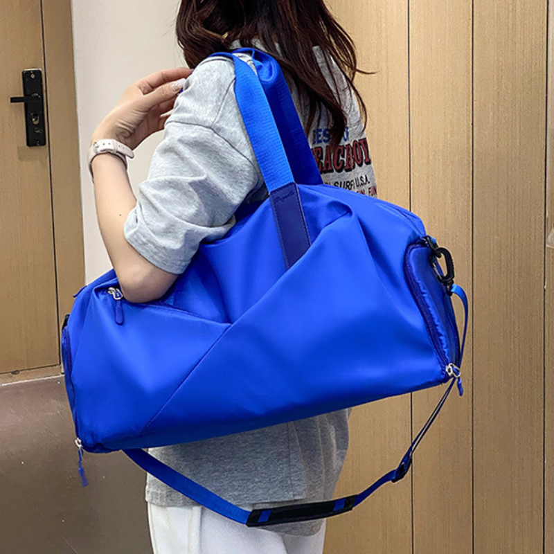 Fashionable Women's Oxford Gym Duffle with Logo Option