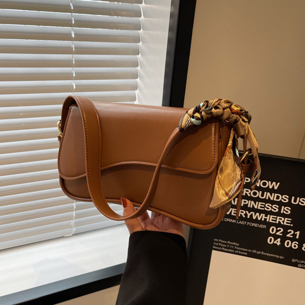 Textured Niche Autumn Shoulder Crossbody Square Bag