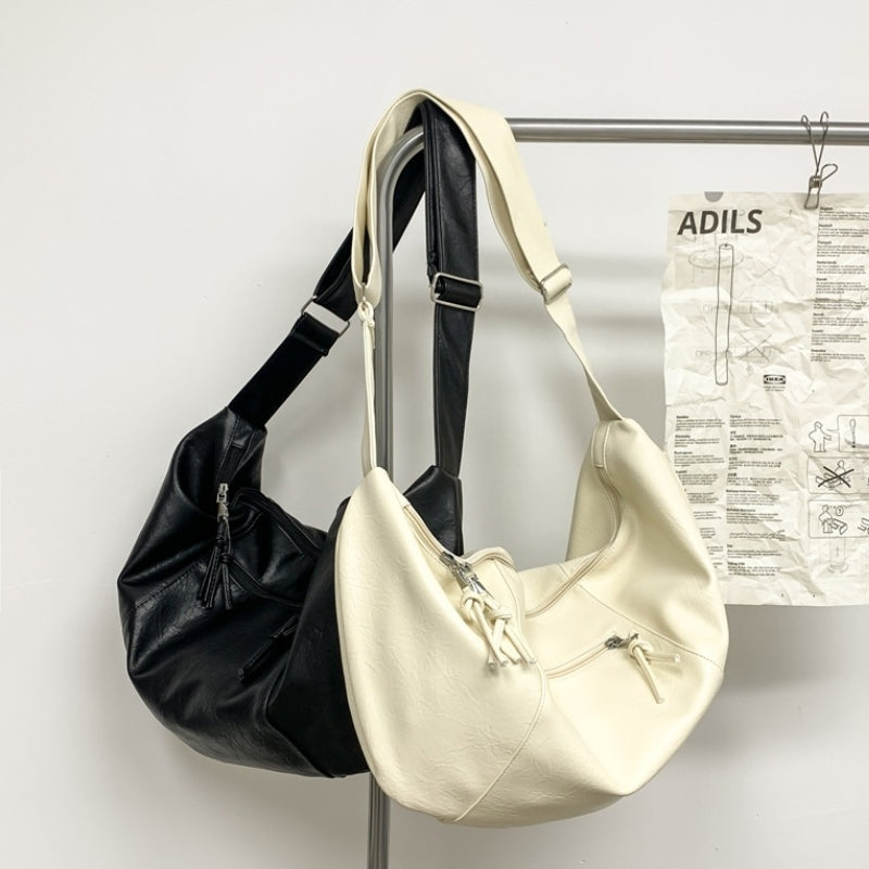 Premium Finish Leather Look Shoulder Bag