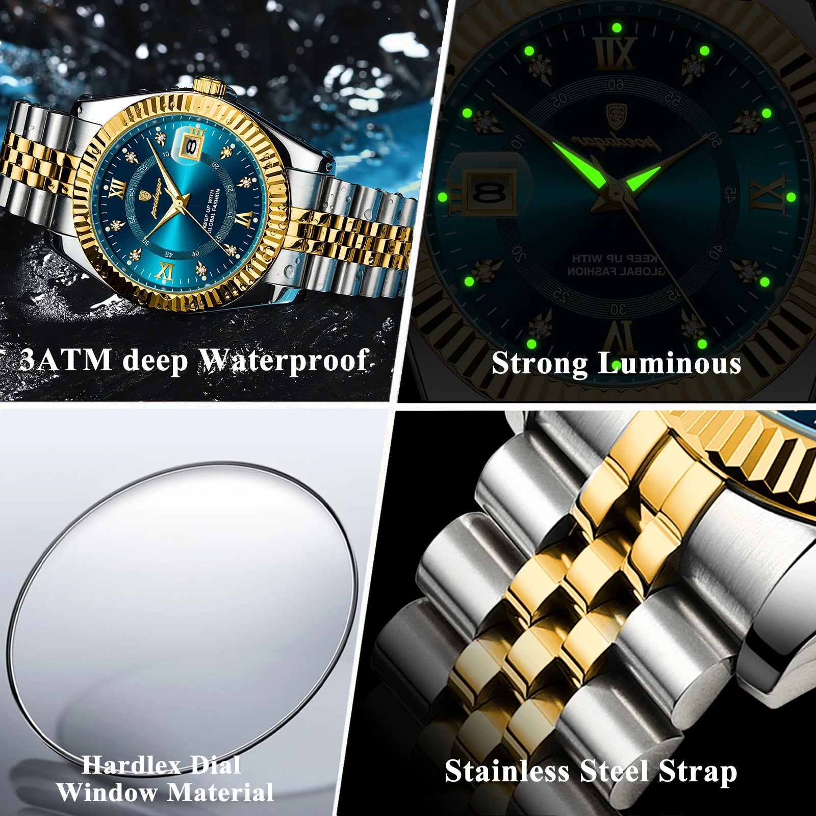 Executive Luxe Men's Quartz Watch
