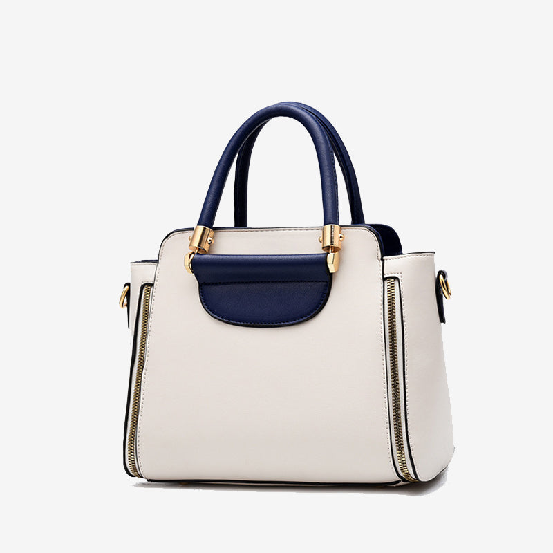 Contrast Color Large Capacity Fashion Tote Bag